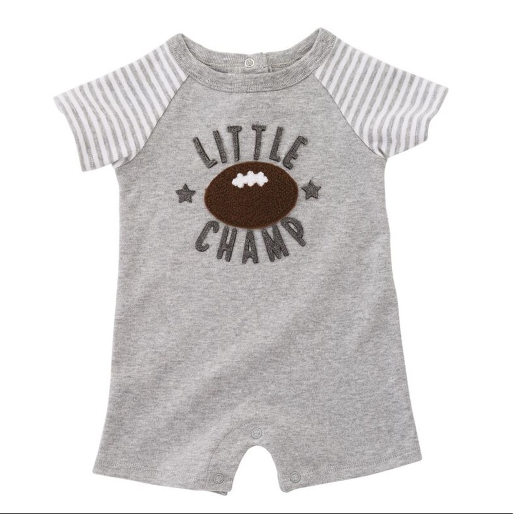 MudPie Little Champ Football Raglan